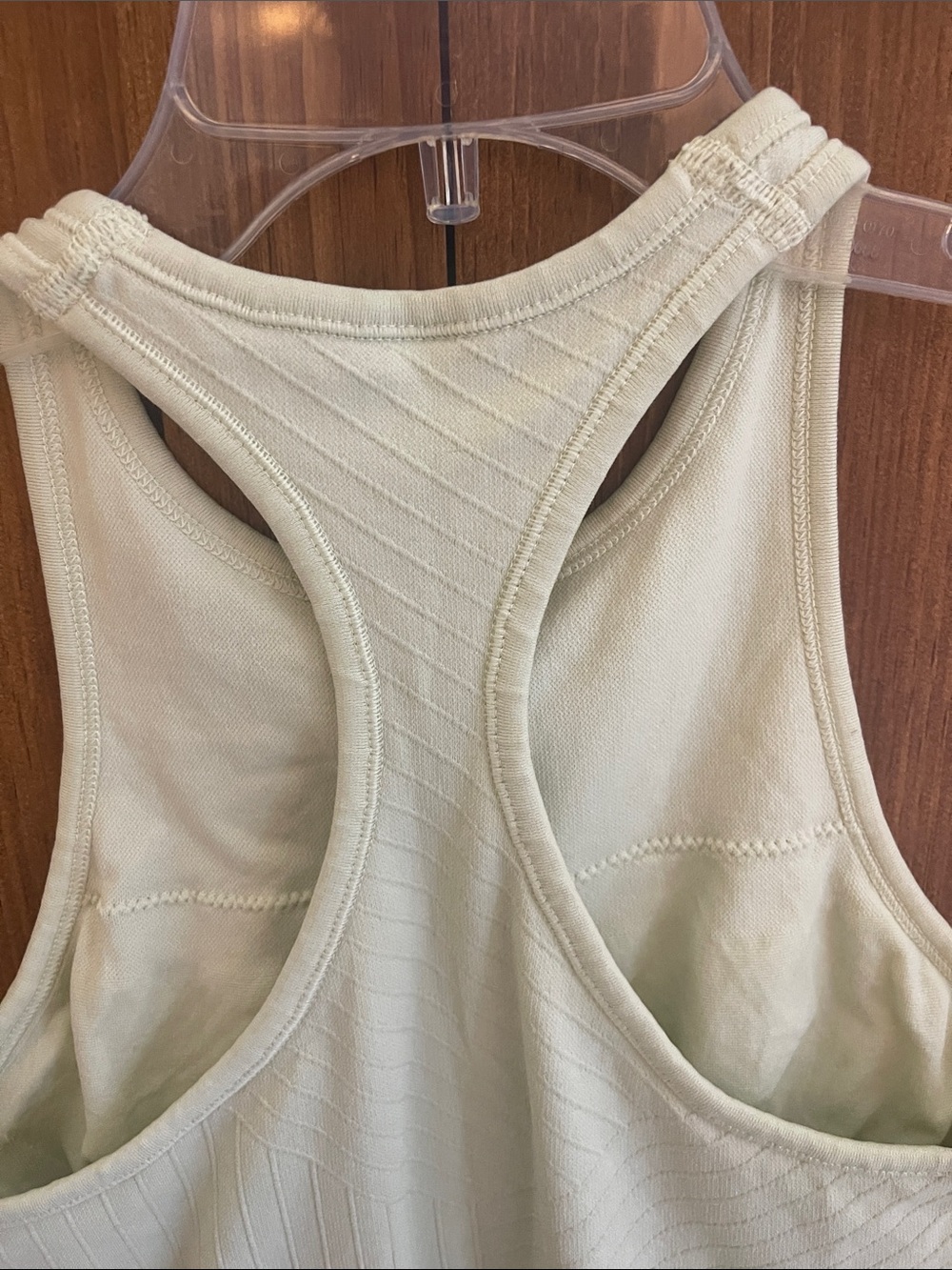 all in motion Light Sage Ribbed Racerback Tank - Picture 4 of 6